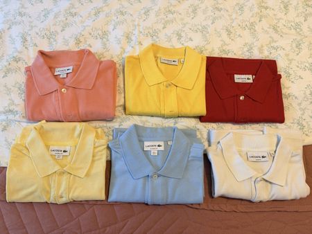 6X Lacoste Poloshirts