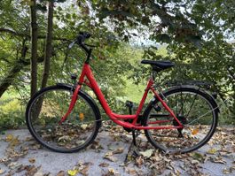 Citybike rot Shimano Schaltung Gepäckträger gebraucht