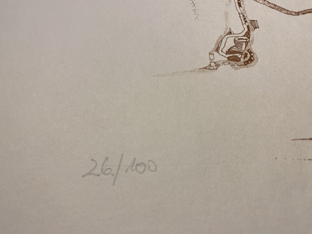 Grafica & Litografie: Achim Knispel, Lithographie, 26/100 – Usato da Utzigen venduto da Lasagne99 2