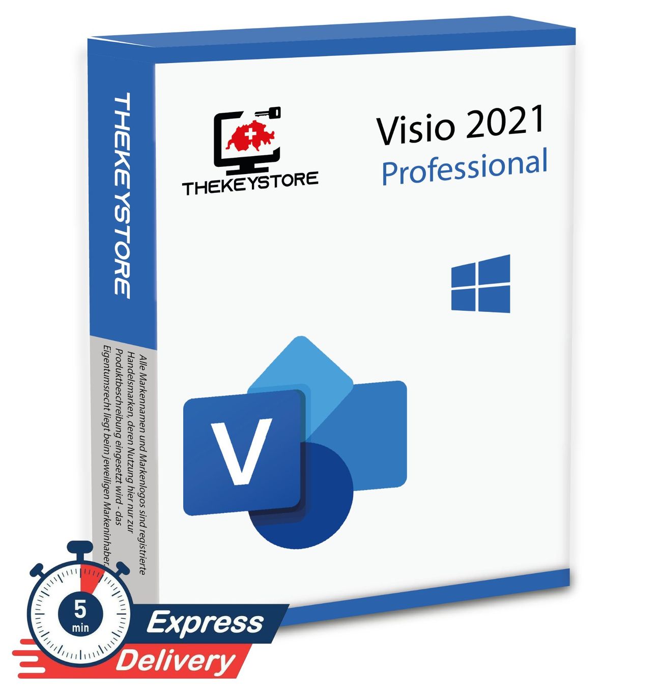 Microsoft Software: Microsoft Visio 2021 Professional – Usato da Luzern venduto da TheKeyStoreSchweiz