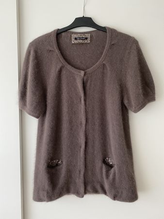 Weiche Luisa Cerano Strickjacke aus Angora, Grösse 42