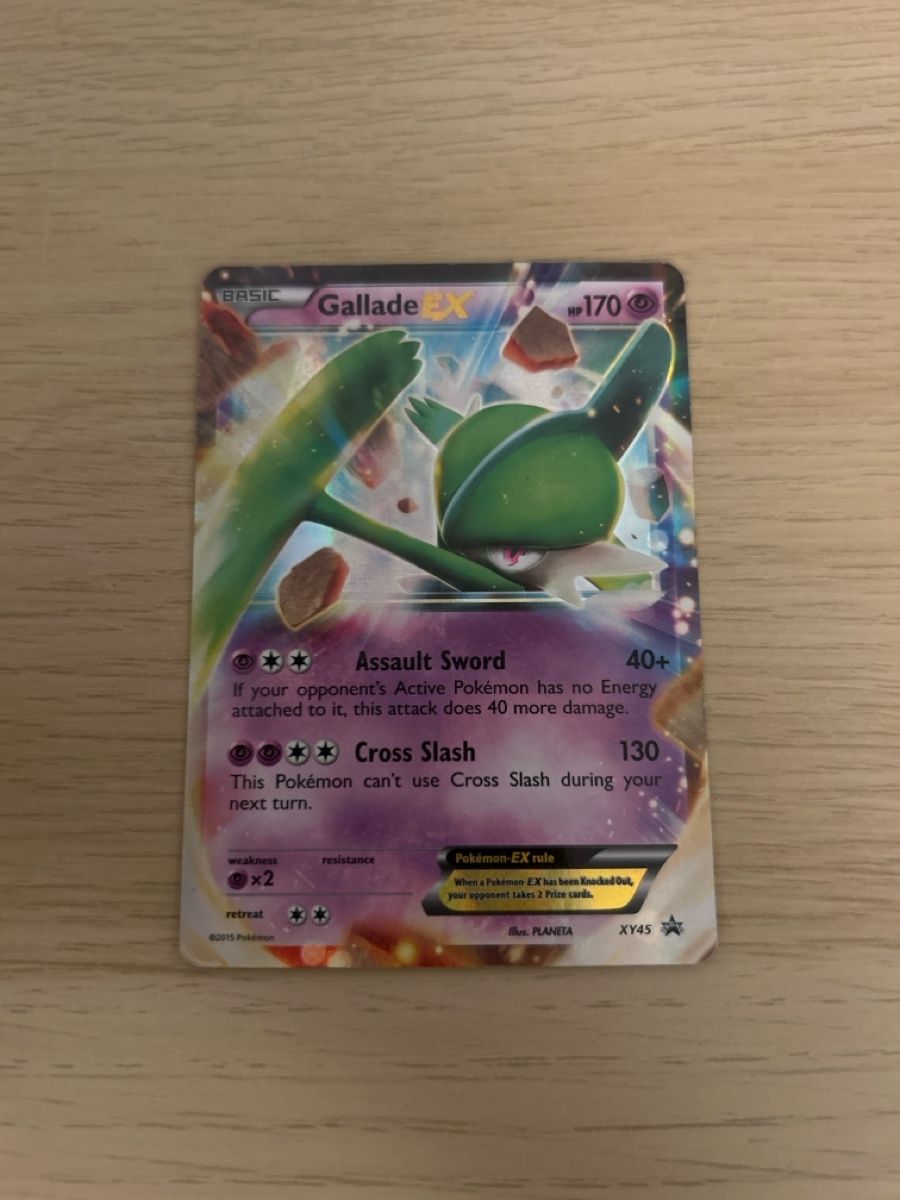 Pokémon Carte collezionabili: Gallade EX XY45 promo – Usato da Lausanne venduto da POKEALE