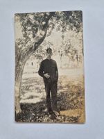 Alte Fotografie Junge Schweizer Soldat