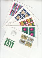 SBK 490 - 495 im 4er-Block FDC