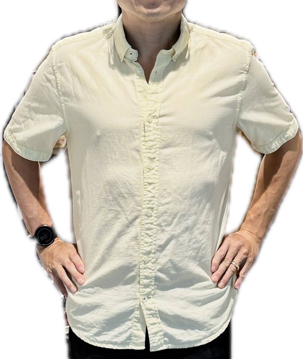 Tom Tailor Camicie: Tom Tailor Kurzarm Hemd Gelb Grösse S – Usato da Pfungen venduto da Fear79