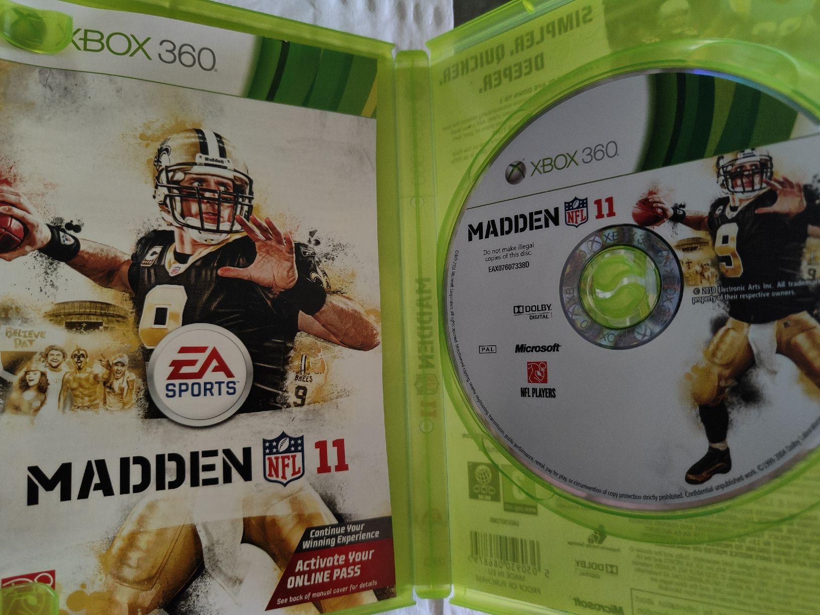 Microsoft Giochi: Xbox 360 Madden NFL 11 – Usato da Dulliken venduto da datschgi 2