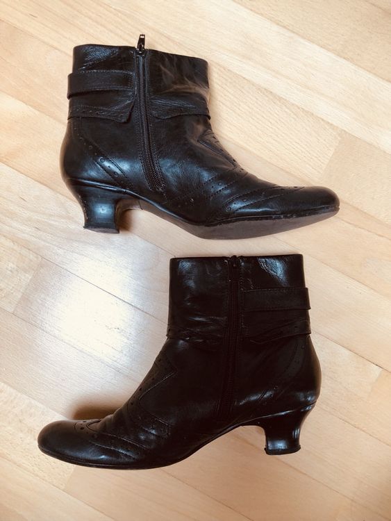 Stiefelette schwarz 39 5