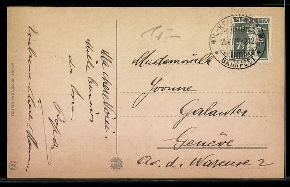 Cartoline postali: Kreuzlingen, Ortsansicht mit Kirche und  – Usato da Berlin venduto da bartko-reher 1