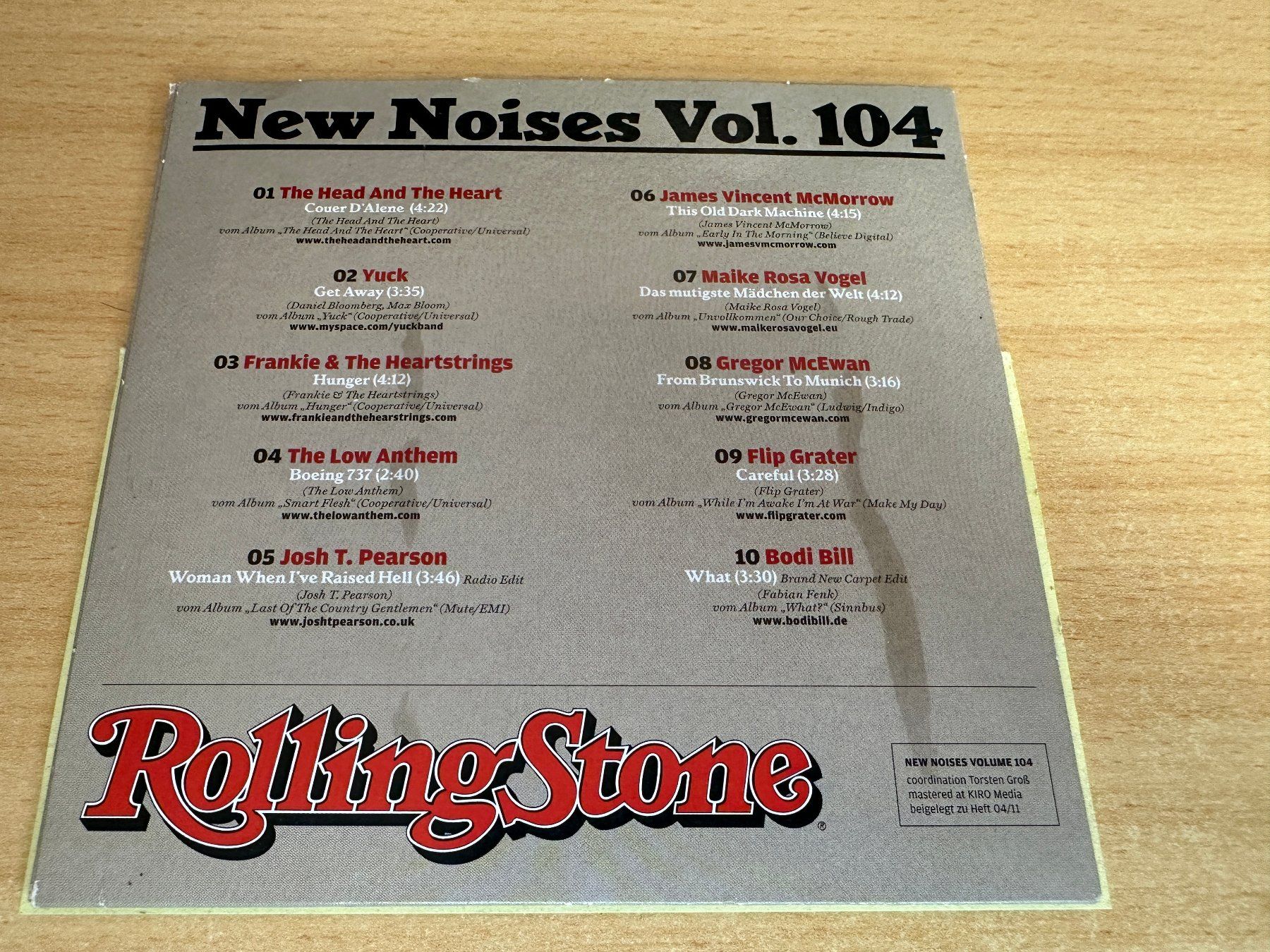 CDs: Various – New Noises Vol. 104 – Gebraucht aus Rikon im Tösstal von Alpenmutz 1