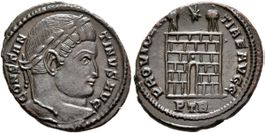 CONSTANTINE I bronze nummus (324-325 AD)
