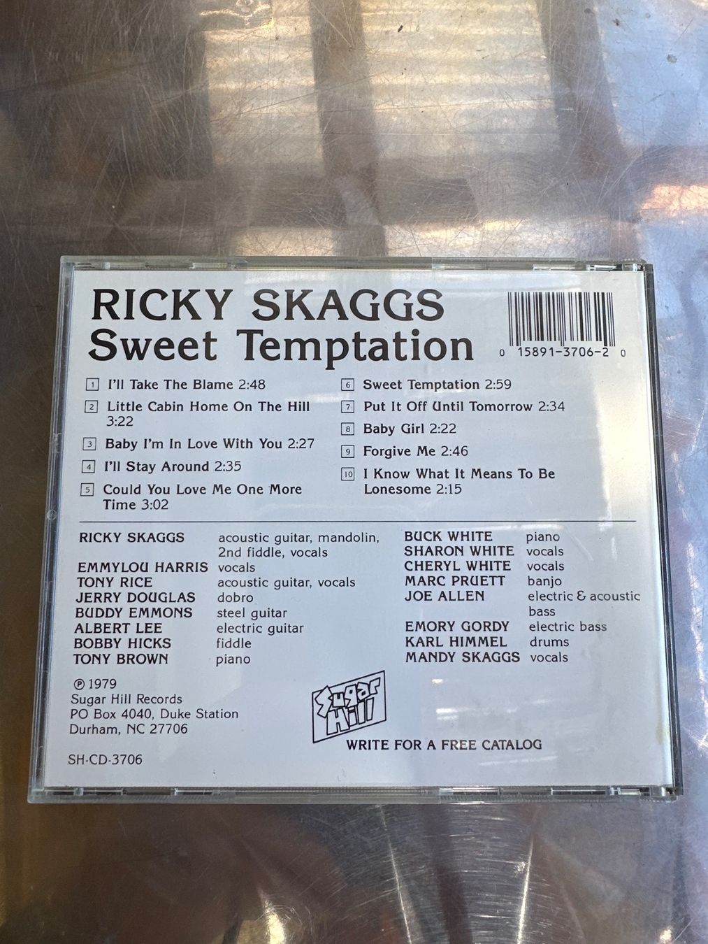 CDs: Ricky Skaggs, sweet Temptation, CD – D'occasion à Uster par Macita56 1