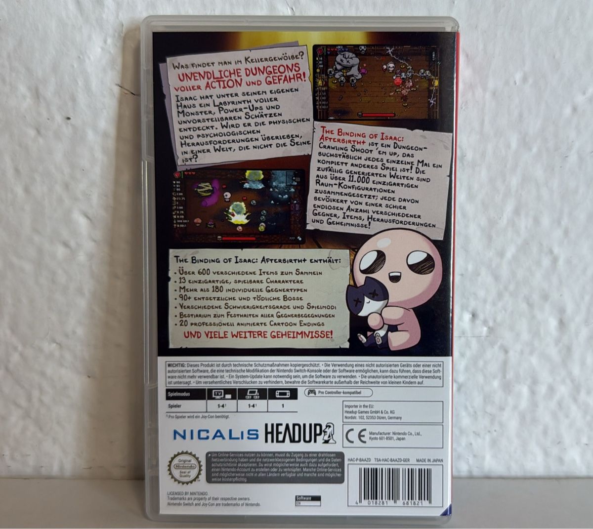 Nintendo Spiele: The Binding of Isaac: Afterbirth - Nintendo Switch Game – Gebraucht aus Ehrendingen von bubulence 1