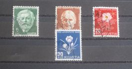 PJ 1945 L. Forrer, S. Orelli, Alpenblumen ganzer Satz gest.