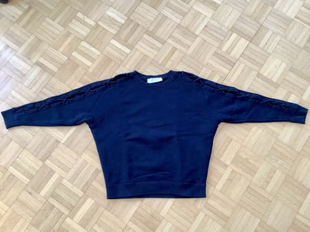 IRO Jeans Sweat Pullover schwarz 100% Cotton S