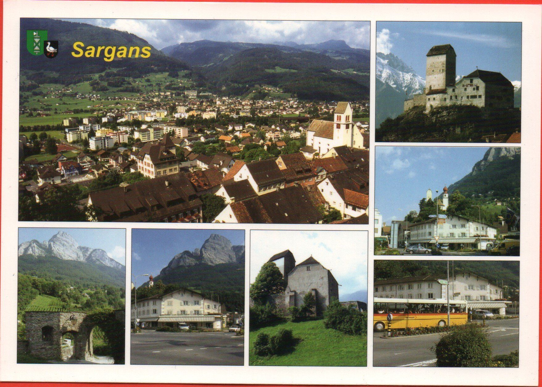 Ansichtskarten: SARGANS Postauto – Neu (gemäss Beschreibung) aus Jona von philajona