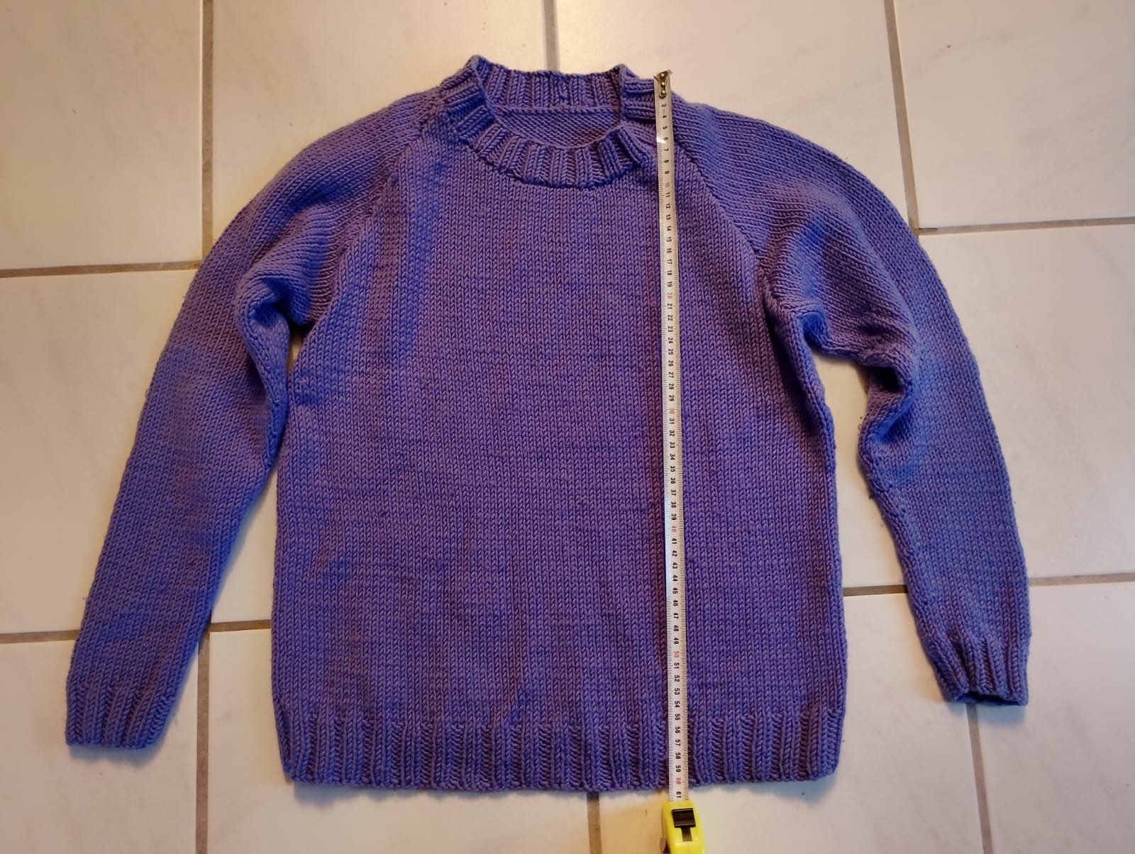 Pullover & Sweatshirts: Wollpullover, lila, selbstgestrickt – Gebraucht aus Ehrendingen von 2Guagua2
