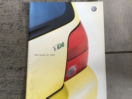 VW Lupo 3L TDI Verkaufsprospekt 44 Seiten, Juni 2000