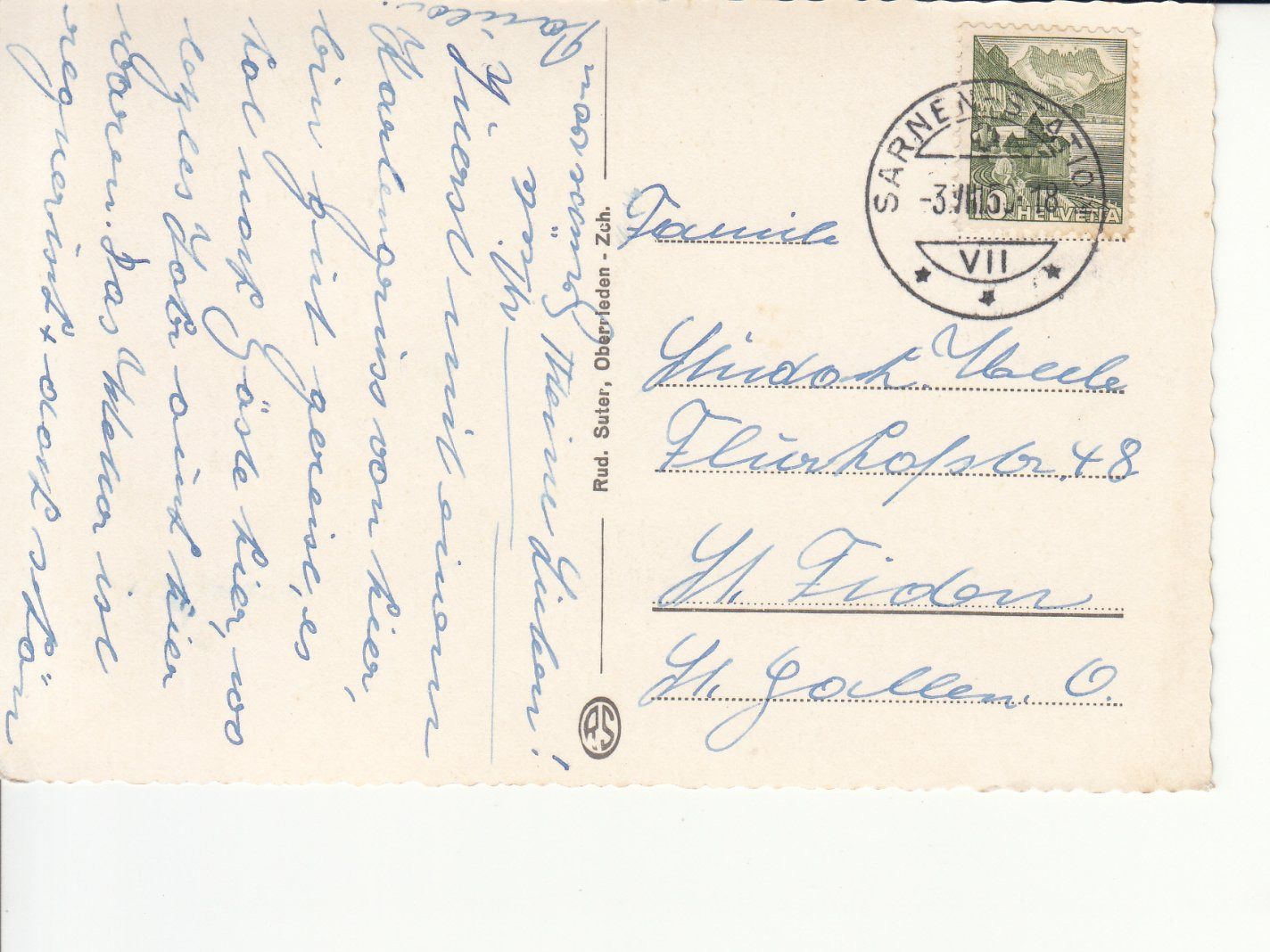 Cartes postales: Sarnen 1950 – D'occasion à Bürglen TG par StampGraf 1