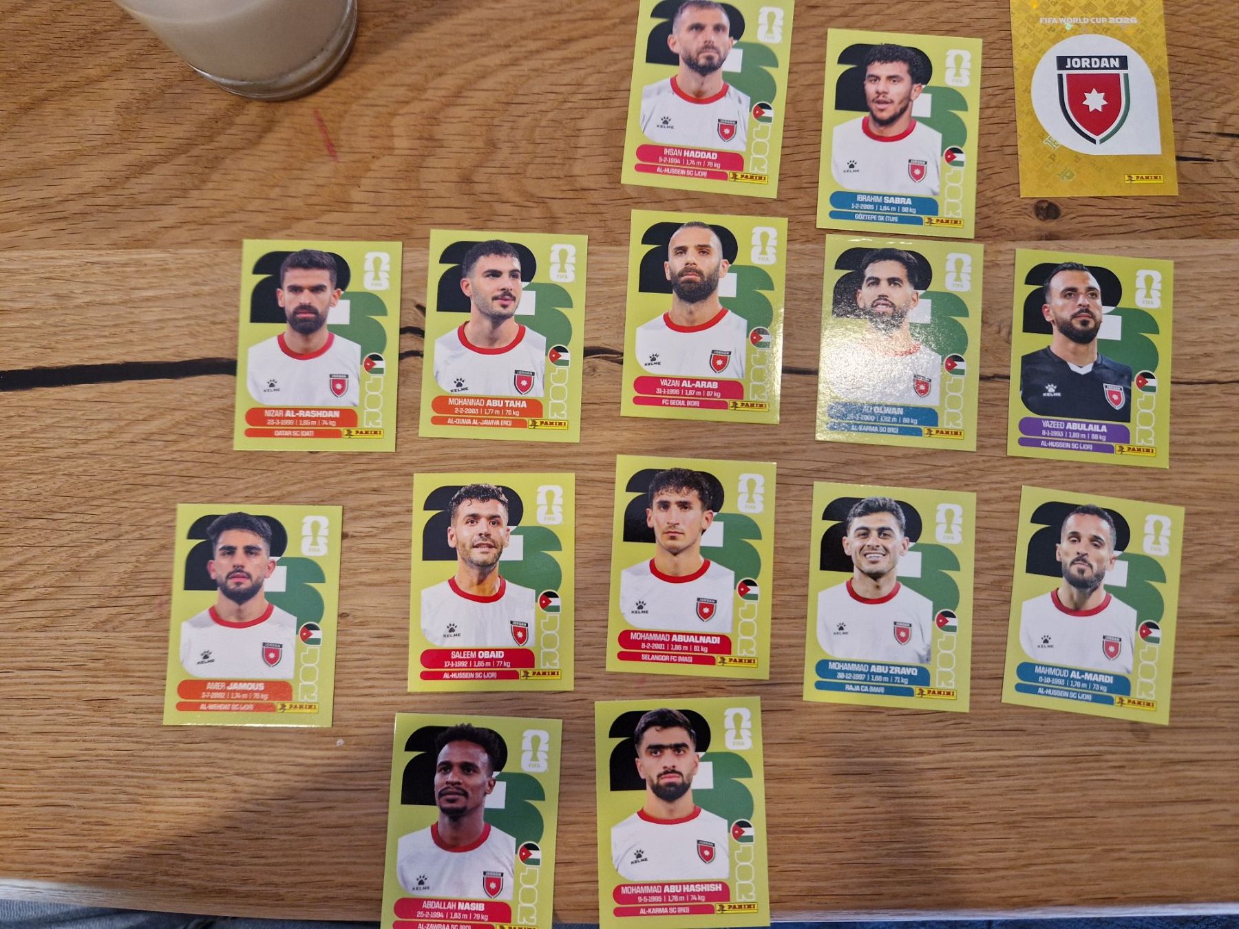 Panini Sammelbilder & Trading cards: Panini 2026 JOR, Sticker – Gebraucht aus Metzerlen von SS01