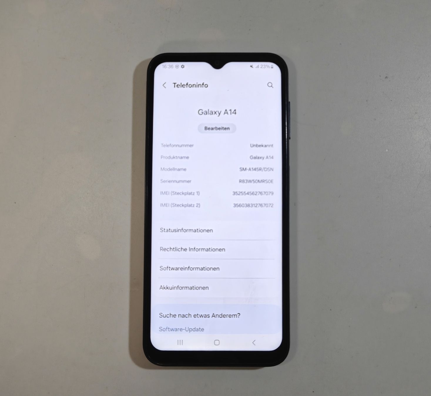 Samsung Handys / Smartphones: Samsung Galaxy A14 128GB – Gebraucht aus Ehrendingen von Rocky985 2