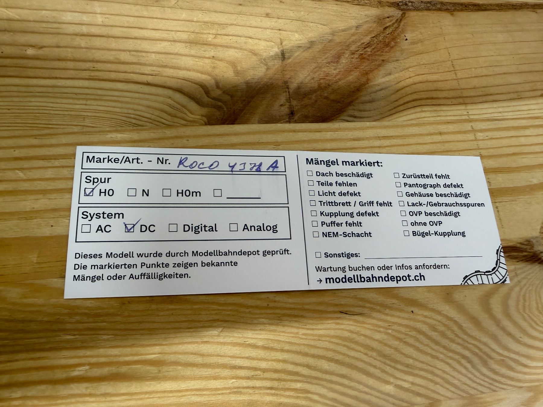Roco Modellini di ferrovie: Spur H0 Roco 4378A Rungenwagen DC – Usato da Büsserach venduto da ModellbahnDepot 8