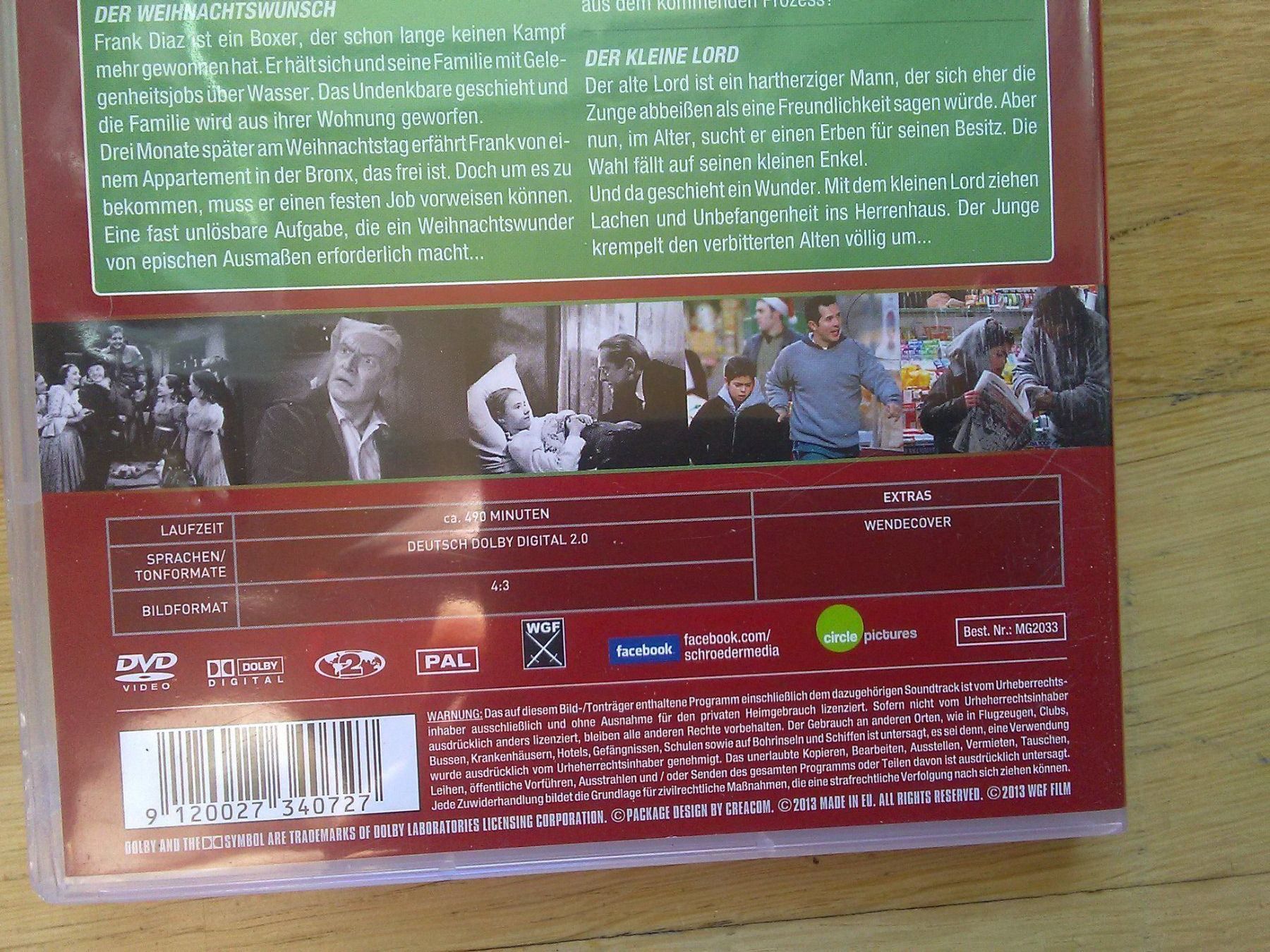 Tutti i DVDs: Die Schönsten Weihnachtsklassiker         (6-Filme | 2-DVDs) – Usato da St. Gallen venduto da elk2021 3