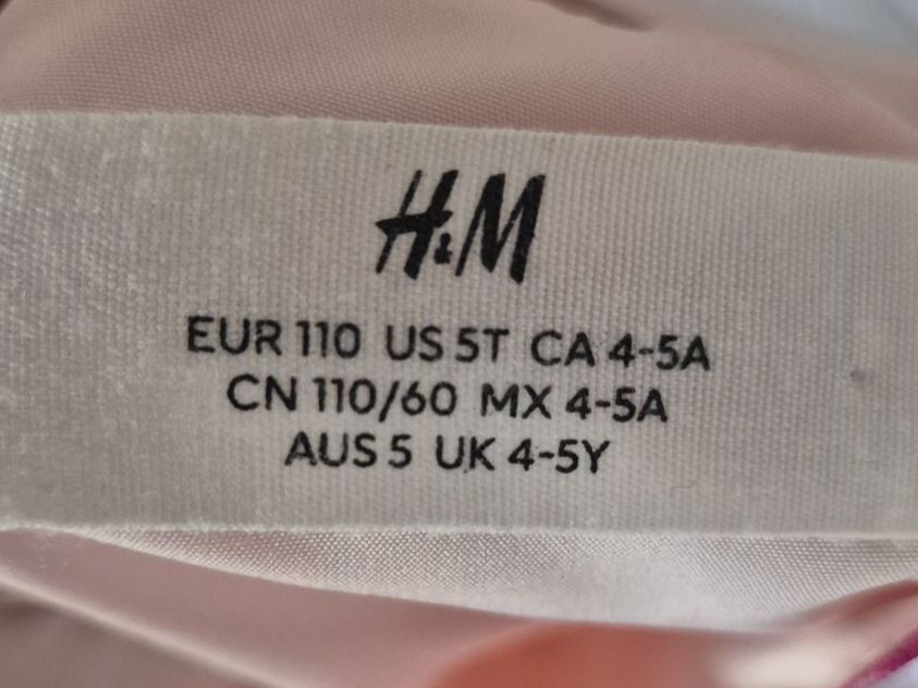 H&M Vestiti & Gonne: Kleid mit Schmetterlingen, Grösse 110 – Usato da Altendorf venduto da MiriCaj 3