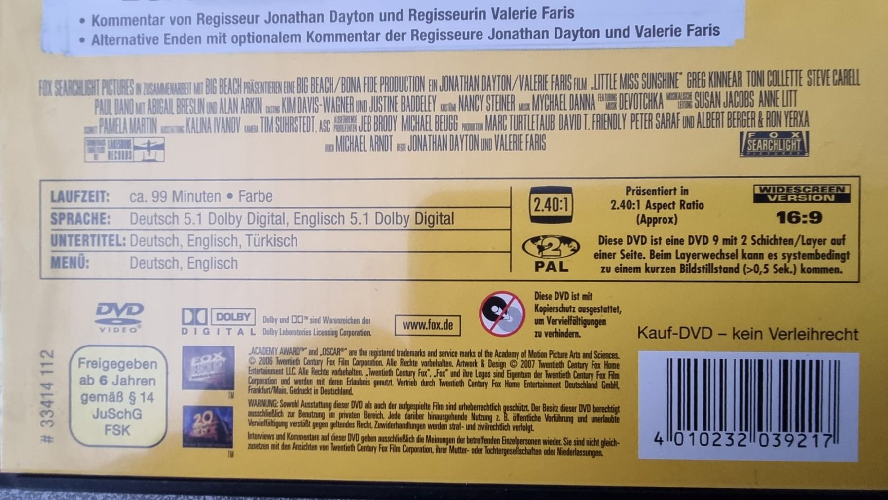 Tutti i DVDs: DVD Little Miss Sunshine – Usato da Oetwil am See venduto da fineli2 1