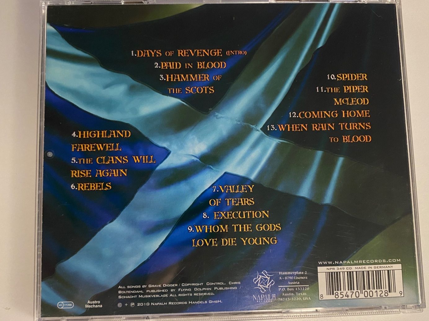 CDs: Grave Digger-The Clans Will Rise Again – D'occasion à Muri b. Bern par AdidasCollector 1