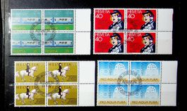 SUISSE SÉRIE DE BLOCS 4 OBLITÉRÉS DE 1982. SBK 26.00 /S108