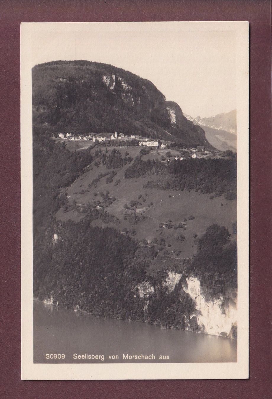 Ansichtskarten: SEELISBERG von Morschach aus – Gebraucht aus Pully von nicecards