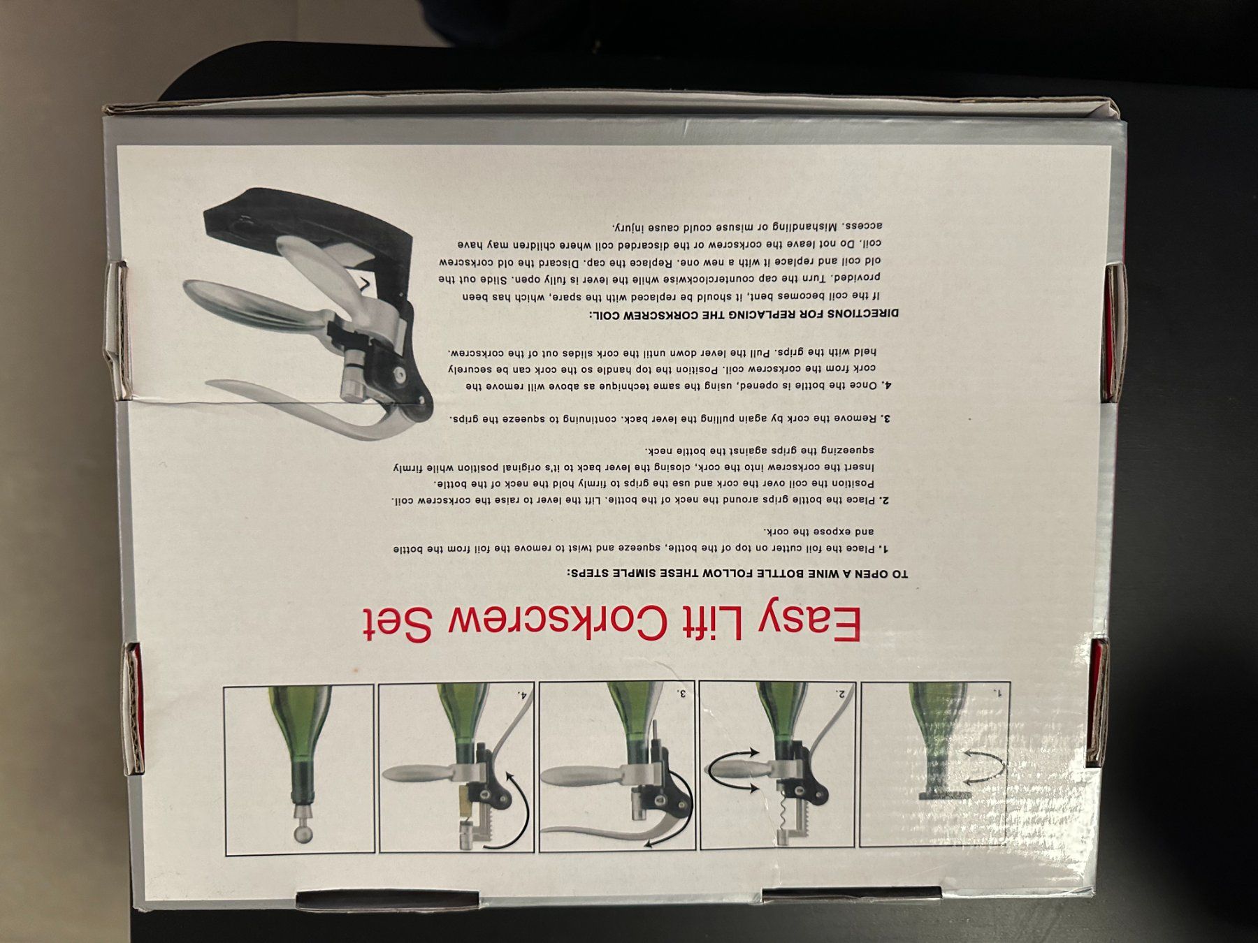 Apribottiglie & Tappi per chiusura: CorkScrew Set  Korkenzieher – Nuovo e nell'imballaggio originale da Coldrerio venduto da Crivelli 2