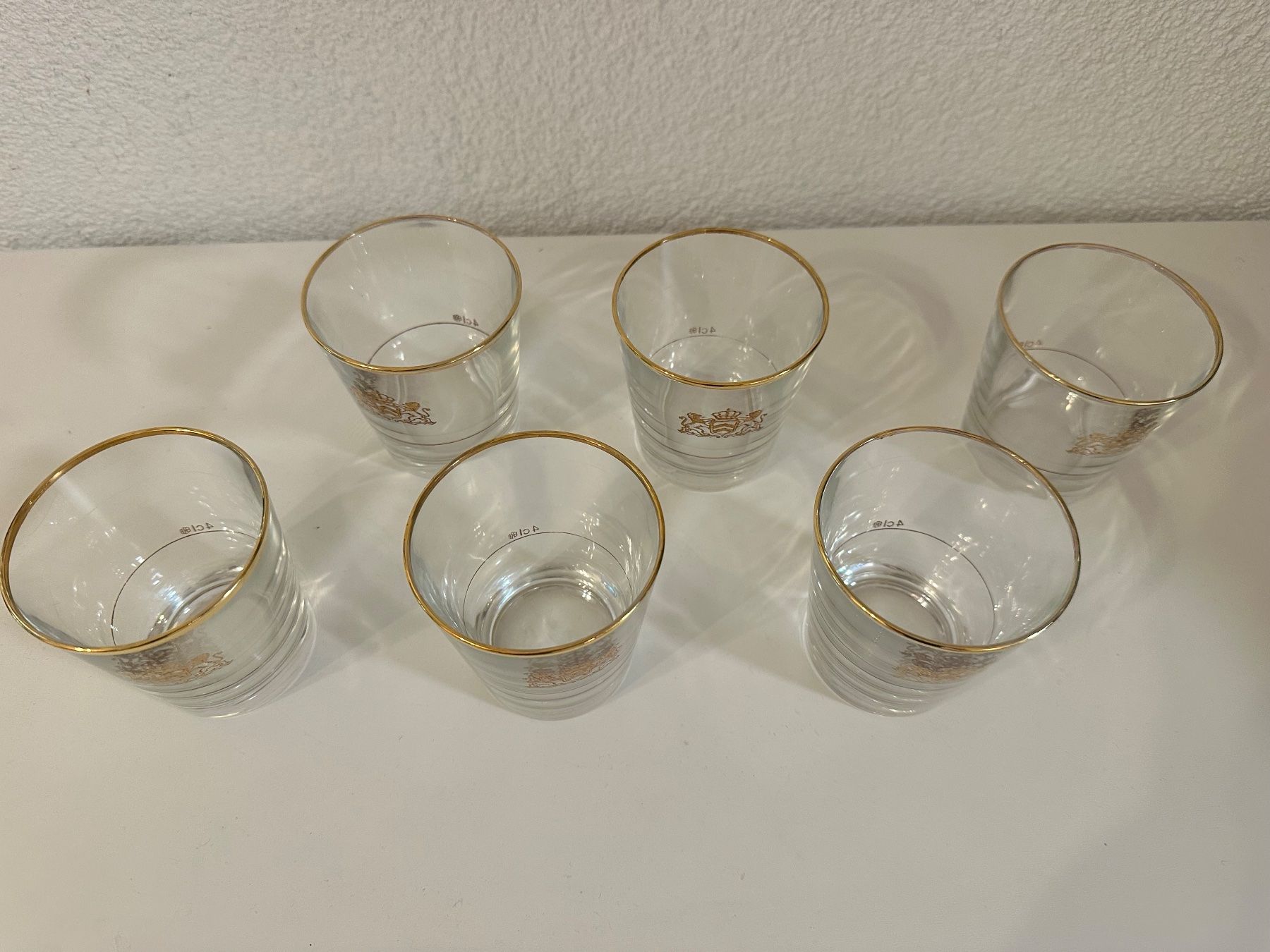 Gläser: Whisky- oder Cognacgläser mit Goldrand – Gebraucht aus Bülach von Jubet 3