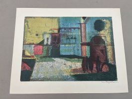 Lois Pregartbauer LITHOGRAPHIE SIGNIERT NUMMERIERT
