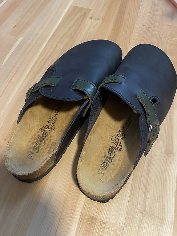 Herrenschuhe: Clogs Leder Gr 47 – Gebraucht aus Winterthur von Glionel