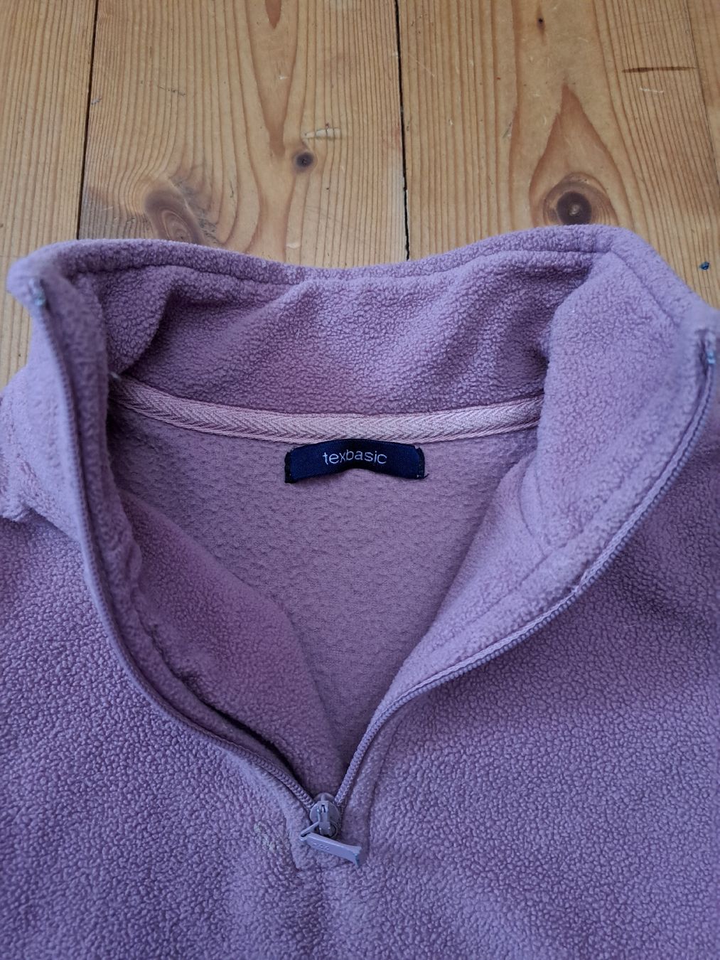 Maglioni & Felpe: Fleece Pullover Texbasic, lila, Grösse 116, Top Zustand – Usato da Büren an der Aare venduto da trecine 1