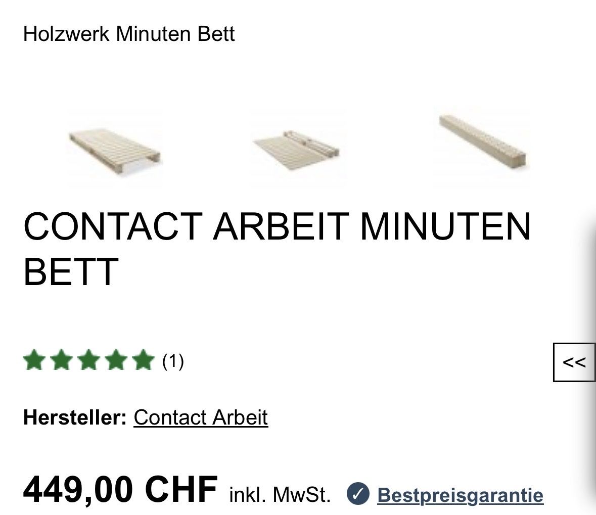 Autres décorations & accessoires: Bed Wooden Slat Base  – Neuf (Voir description) à Zürich par are_7f62 3