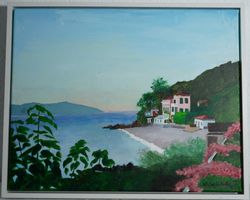 Orig. Gemälde Leinwand Dr. Wintsch (Küste) Neupreis 650€