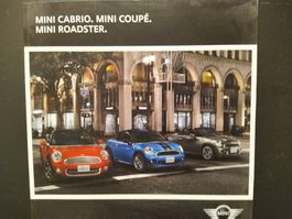 Prospekt Mini Cabrio. Mini Coupé. Mini Roadster, Juli 2014