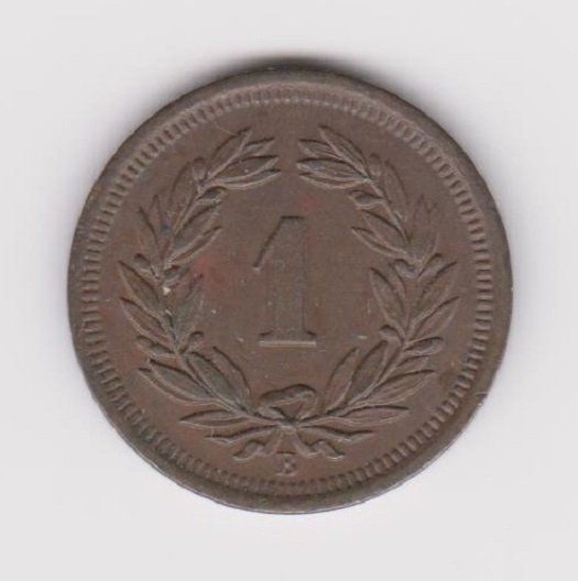 Tutti le monete: Schweiz 1 Rappen 1905 Bern – Usato da WilSG venduto da Wil10 1