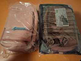2 Handytaschen mit Tuch rosa