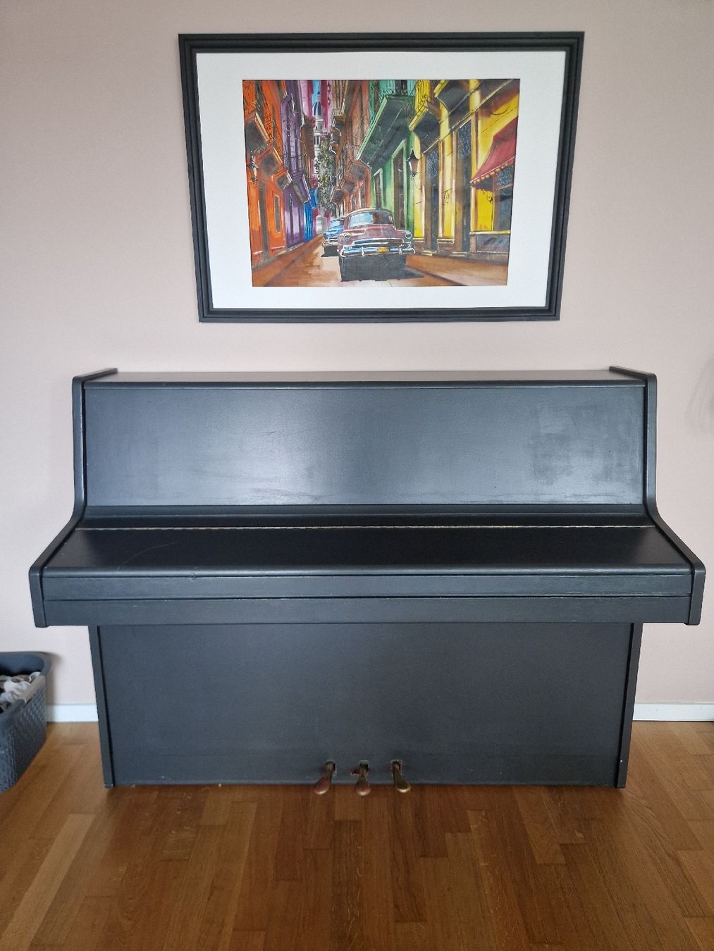 Instruments de musique: Klavier R. Görs & Kallmann dunkelgrau gestrichen. – D'occasion à Horgen par dam_w7vc