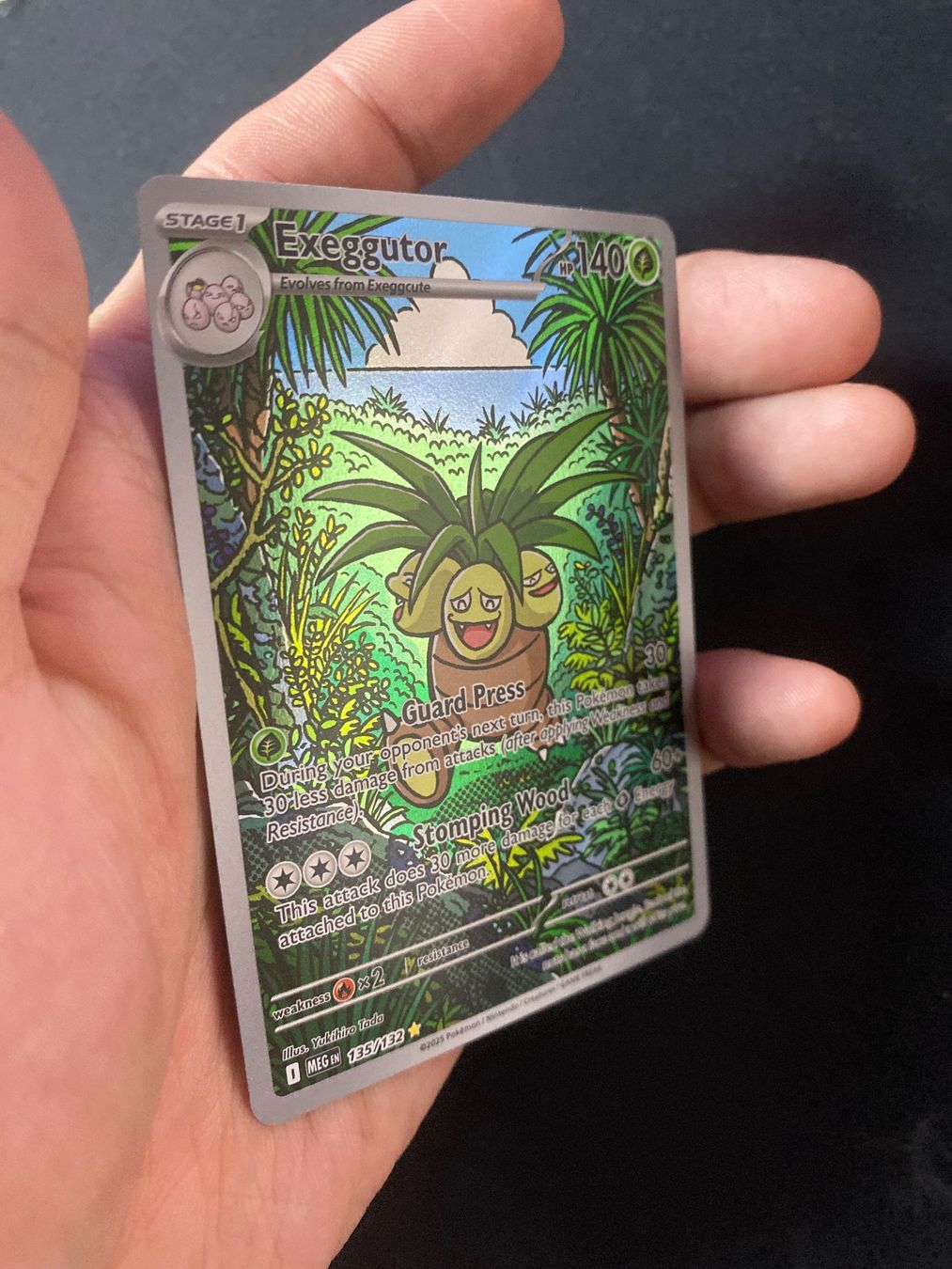 Pokémon Carte collezionabili: Exeggutor 135 - Kokowei - Illust. Rare - Mega Evolution - EN – Nuovo (secondo la descrizione) da Hausen AG venduto da Shrade 1