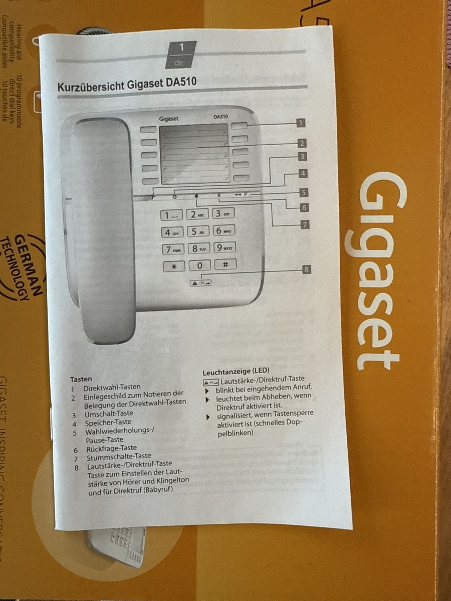 Gigaset Telefoni: Gigaset DA510 Telefon – Usato da Bülach venduto da Berimbau0 5