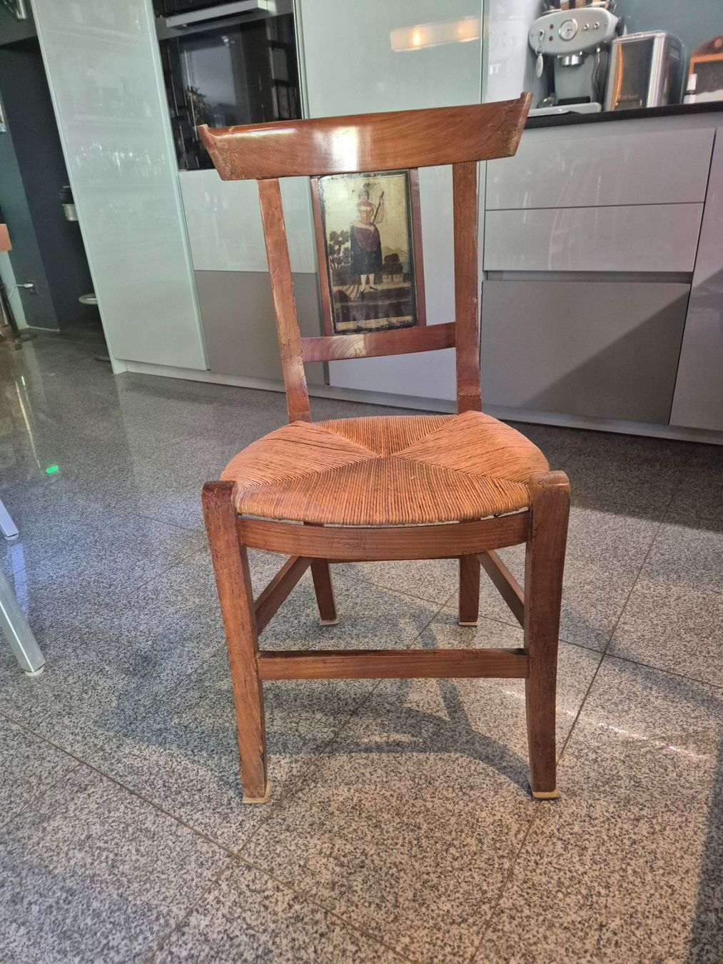 Sedie: Rare suite de 6 chaises Directoire d'époque origine bernoise – Usato da Morgins venduto da pmd_px9d 8