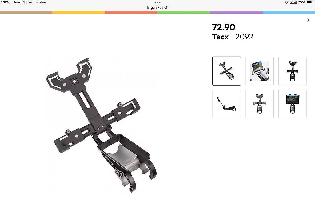 Cavalletti per biciclette: Tapis et Support ipad Tacx universel – Usato da Cugy FR venduto da gre_mqy7 2