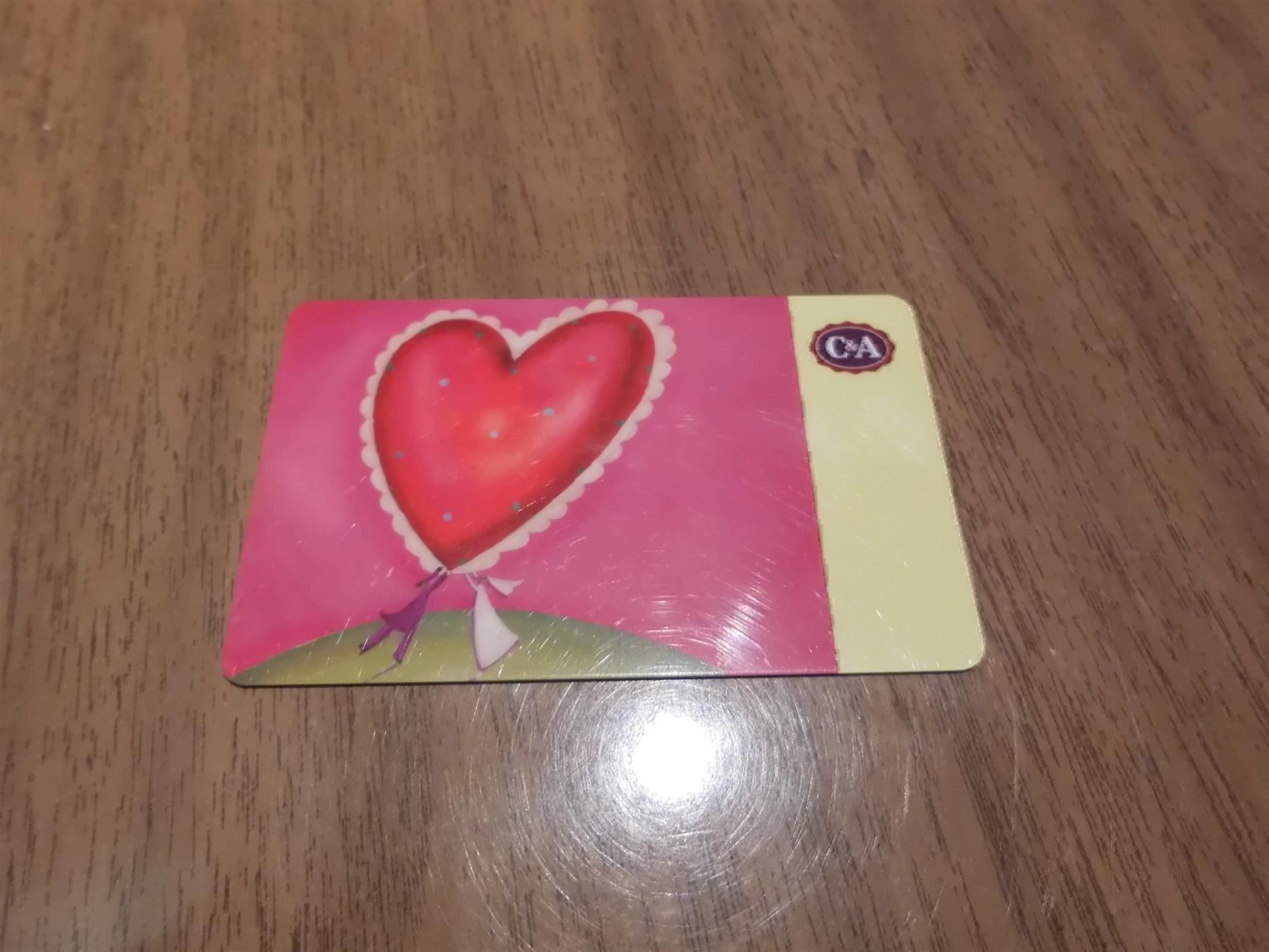 Cartes: Geschenkkarte C&A, Herz, leer – D'occasion à Zürich par Motzkuh