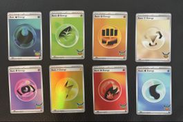 Cartes Pokémon lot energy 30 ans