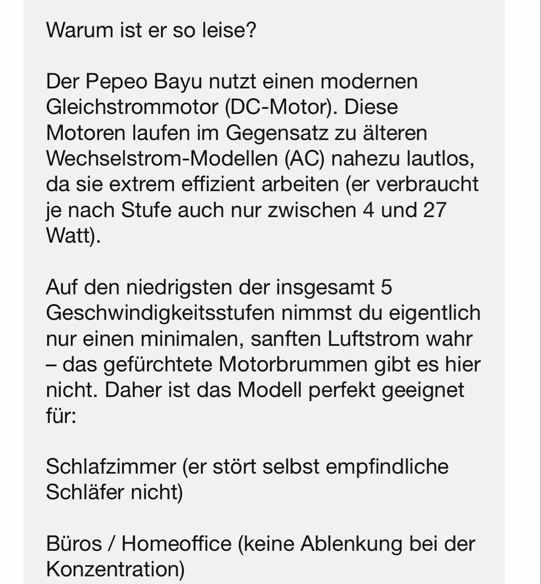 Ventilatoren: pepeo bayu deckenventilator – Gebraucht aus Wangen ZH von 7273 2