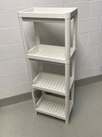 2x IKEA VESKEN Regal weiss, neuwertig, 4 Böden